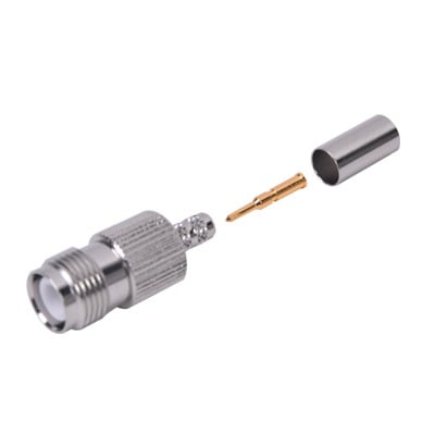 RF INDUSTRIES,LTD RP-1216-C1 Conector TNC Hembra Inverso para cable RG-142/U.