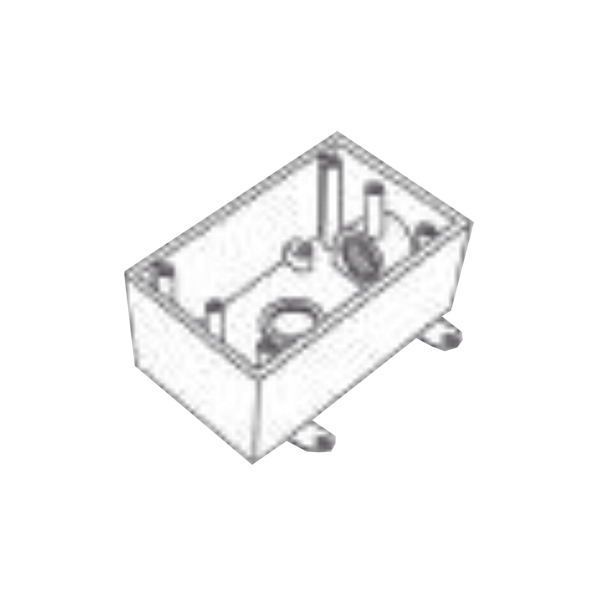 RAWELT RR-0508 Caja Condulet FS de 3/4″ (19.05 mm) con dos bocas a prueba de intemperie.