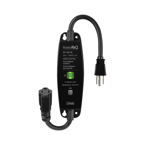LUTRON CASETA WIRELESS RR15OUTBL (Caseta Wireless) PlugIn Interruptor On/Off para uso en exterior intemperie IP66, inalámbrico. 15A /120V