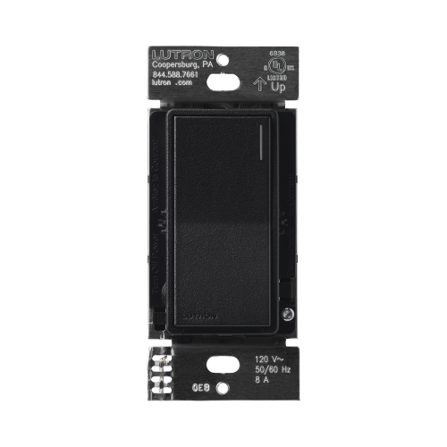 LUTRON RADIORA 3 RRST8ANSMN (RadioRa3) Apagador Sunnata color negro para linea Radio Ra3, 8A de iluminación, 5.8A Motor