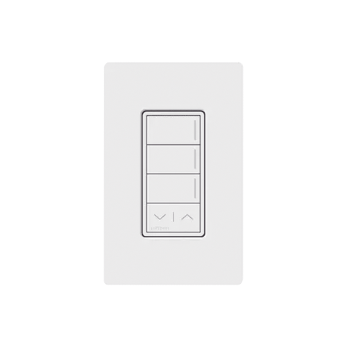 LUTRON RADIORA 3 RRSTHN3RLSW (RadioRa3) Botonera Sunnata Blanco 3 escenas y 2 botones subir/bajar para Radio RA3, programe escenas diferentes en cada botón.