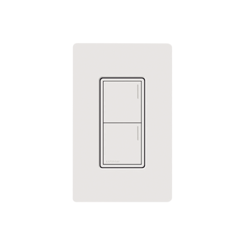 LUTRON RADIORA 3 RRSTW2BSW (RadioRa3) Botonera Sunnata Blanco 2 escenas para Radio RA3, programe escenas diferentes en cada botón.