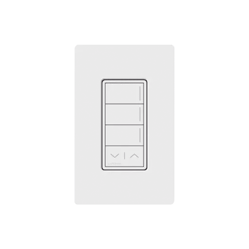 LUTRON RADIORA 3 RRSTW3RLSW (RadioRa3) Botonera Sunnata Blanco 3 escenas y 2 botones subir/bajar para Radio RA3, programe escenas diferentes en cada botón.