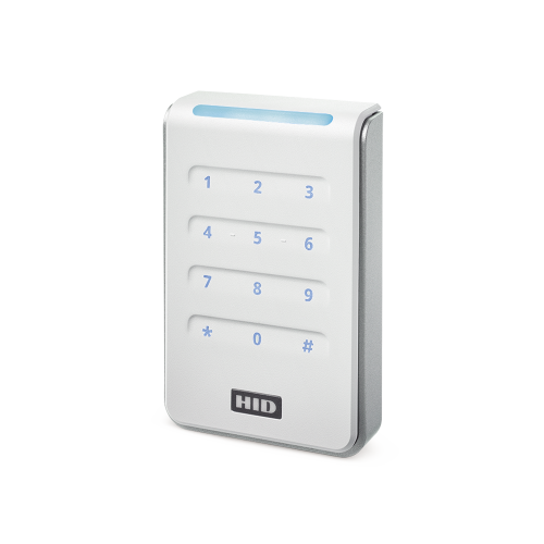 HID RS40KFW Lector R40 con TECLADO SIGNO WHITE Estandar Multitecnologia/ 40KNWS-00-000000/ Garantia de Por Vida/ Pigtail/Wiegand & OSDP