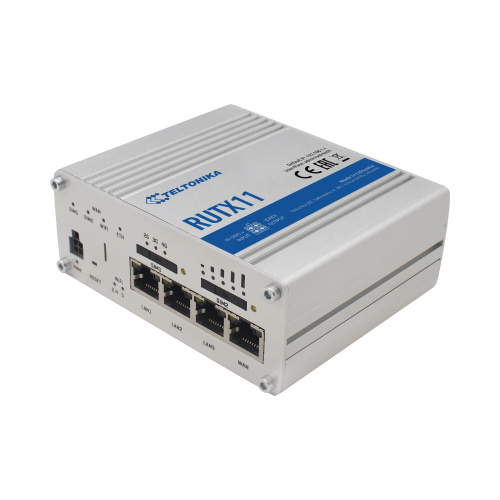TELTONIKA RUTX11 Router LTE (4.5G) Cat6 Profesional, 4 Puertos Gigabit, Doble SIM, USB, WiFi 802.11ac, GNSS