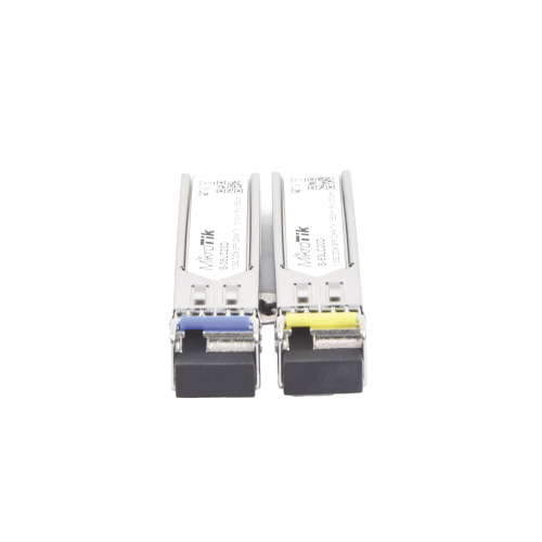 MIKROTIK S-3553LC20D Transceptores MiniGbic SFP 1.25G LC WDM para fibra Mono Modo 20 Kms