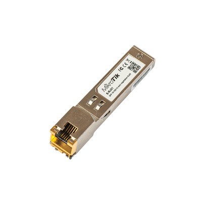 MIKROTIK S-RJ01 Modulo convertidor de SFP a Ethernet 10/100/1000Mbit/s