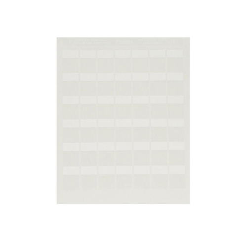 PANDUIT S075X075YAJ Hojas con 2500 Etiquetas Auto-laminadas para Impresora Láser/Inyección de Tinta, para Cables de 2 a 4.1 mm de Diámetro (18 – 14 AWG)