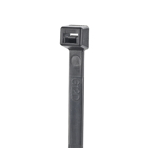 PANDUIT S15-40-C0 Cincho de Nylon 6.6 StrongHold™, 370mm largo x 3.6mm ancho, Color Negro, Exterior Resistente a Rayos UV, Paquete de 100pz