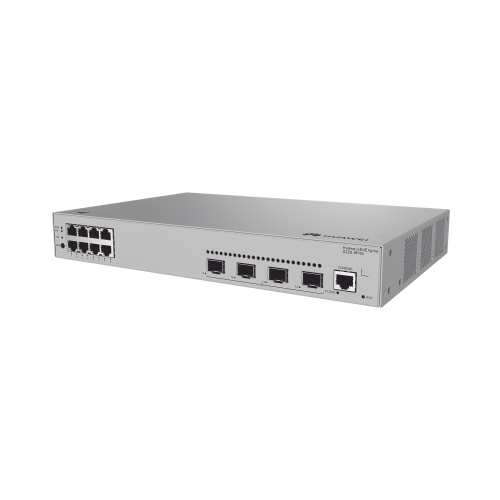 HUAWEI S220-8P4S Switch de acceso eKit Administrable, Capa 2, 8 Puertos PoE+ Gigabit + 4 SFP + Puerto Consola, PoE Perpetuo, Presupuesto PoE 125 W, Sin licenciamiento