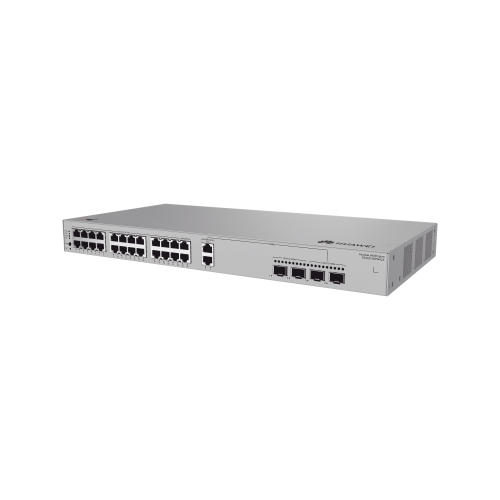 HUAWEI S220S-26PN4JX Switch de Acceso eKit Administrable, Capa 2, 22 Puertos PoE+ Gigabit + 2 Puertos PoE+ 2.5 Gbps + 2 Puertos SFP(2.5 Gbps) + 2 Puertos SFP+(10 Gbps), PoE Perpetuo, Presupuesto PoE 400 W, Sin Licenciamiento