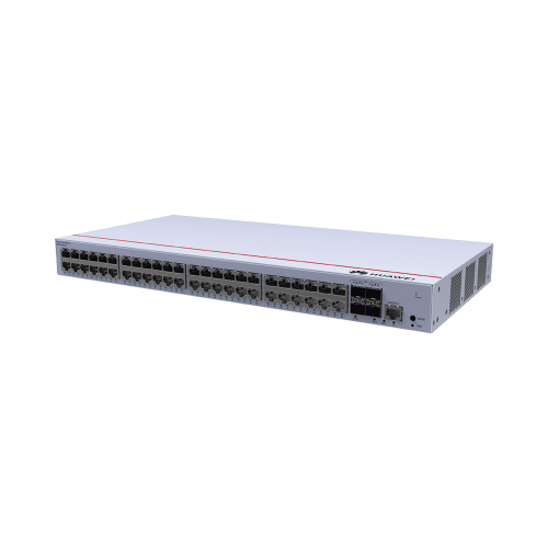 HUAWEI S310-48T4S Switch de Distribución/Core Gigabit Administrable Capa 3, 48 puertos 10/100/1000 Mbps, 4 Puertos 1GE SFP Uplink, ERPS, Rutas Estáticas, iStack, Administración Nube Gratis