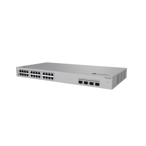 HUAWEI S310S-24P4JX Switch de Acceso eKit Administrable, Capa 2+, 24 Puertos PoE+ Gigabit + 2 Puertos SFP(2.5 Gbps) + 2 Puertos SFP+(10 Gbps), PoE Perpetuo, Presupuesto PoE 400 W, Sin licenciamiento