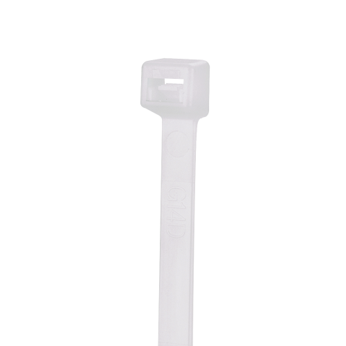 PANDUIT S4-18-C Cincho de Nylon 6.6 StrongHold™, 100mm largo x 2.5mm ancho, Color Natural, Plenum, Paquete de 100pz
