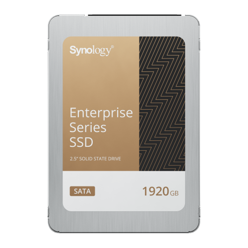 SYNOLOGY SAT5221-1920G SSD SATA de 2,5″ Serie Enterprise | 1920 GB | Alto Rendimiento Estable 50.000 IOPS | Resistencia Empresarial 10.000 TBW | Protección de Datos Integral | Análisis de Vida Útil | Compatibilidad con Synology DSM.
