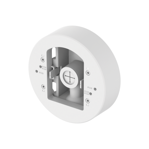 Hanwha Techwin Wisenet SBD-180PMW Montaje adaptador para instalacion en poste de camaras Domo y Bala serie X o P marca Hanwha