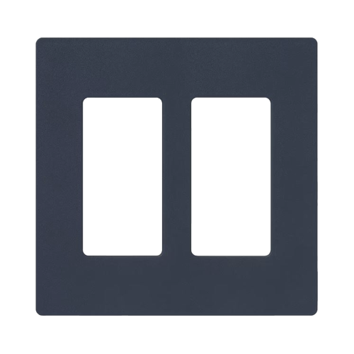 LUTRON ELECTRONICS SC2DE Placa de pared 1 espacio, para atenuador (dimmer), apagador ó control remoto inalámbrico LUTRON.