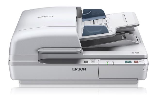 Escáner EPSON DS-7500 – 216 X 1016 Mm, 40 Ppm, Base Plana Y ADF, CCD, 4000 Páginas