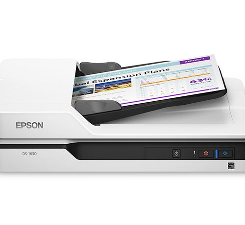 Escáner EPSON WORKFORCE DS-1630 – 216 X 355 Mm, Cama Plana, CIS, 1500 Páginas, 25 Ppm