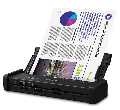Escáner EPSON ES-200 – 215, 9 X 1117, 6 Mm, CIS, 500 Páginas, 25 Ppm