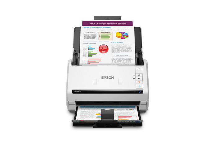 Escáner EPSON DS-770 II – Alimentación Vertical, Escáner Dúplex, 7000 Páginas