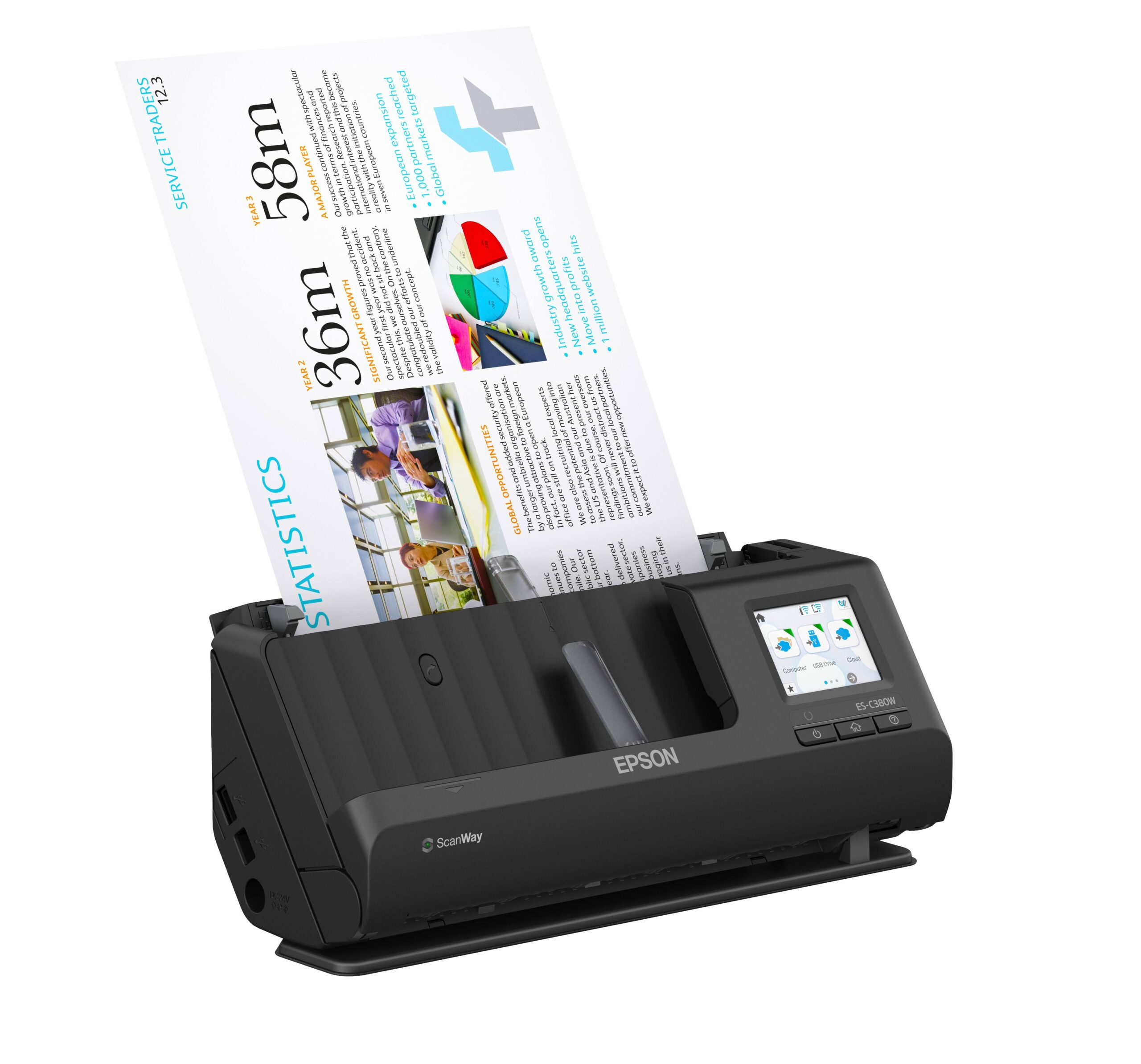 Escáner EPSON WorkForce ES-C380W (B11B269201) –