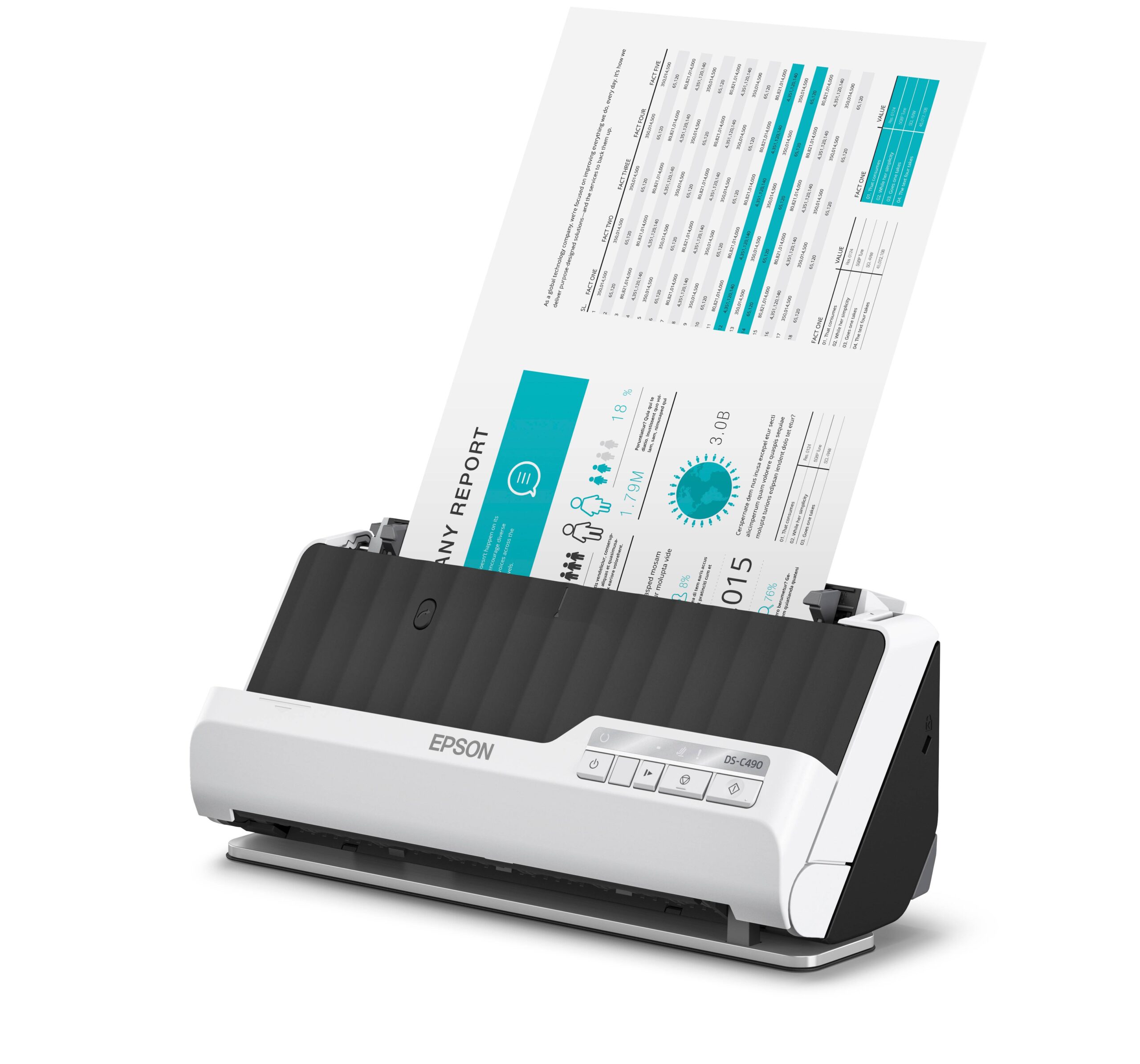 Epson Escáner DS-C490 (B11B271201) –