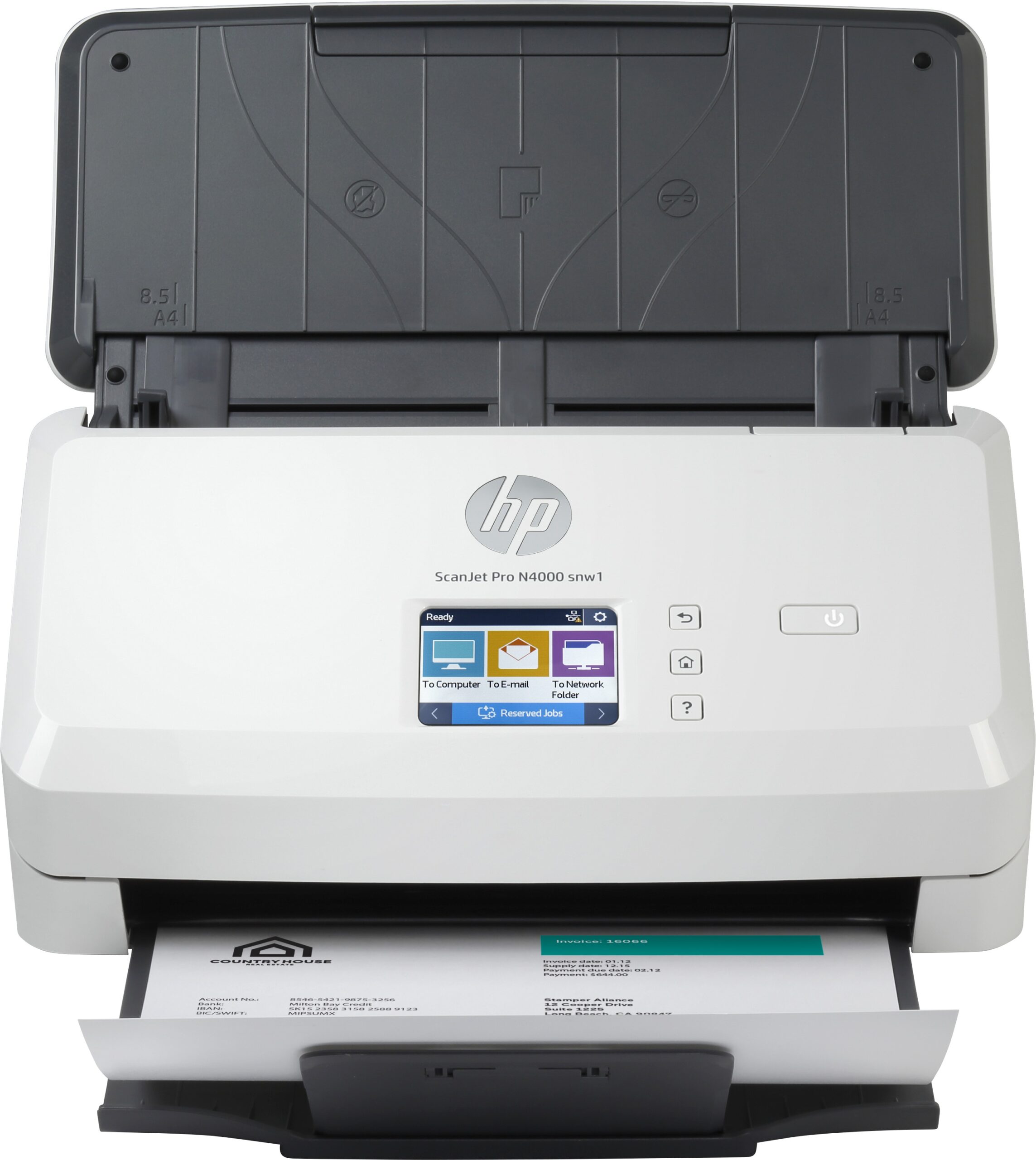 Escáner HP Scanjet Pro N4000 Snw1 6FW08A –