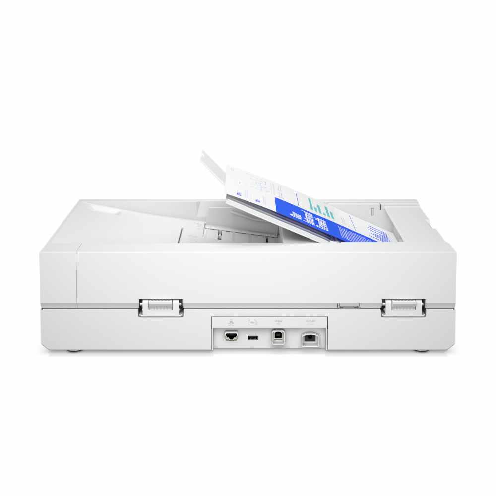 SCANNER HP SCANJET PRO N4600 FNW1, 1200 X 1200DPI, ESCÁNER COLOR, ESCANEADO DÚPLEX, USB 3.2, BLANCO, 20G07A