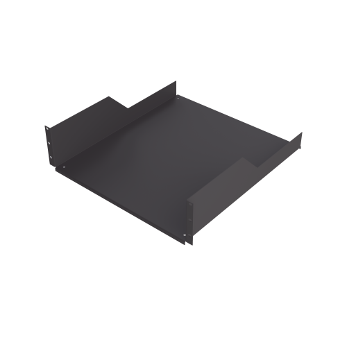 LINKEDPRO SCH-50-3U Charola para Soportar Equipos en Rack de 19 in, Profundidad de 50 cm, Color Negro, 3U