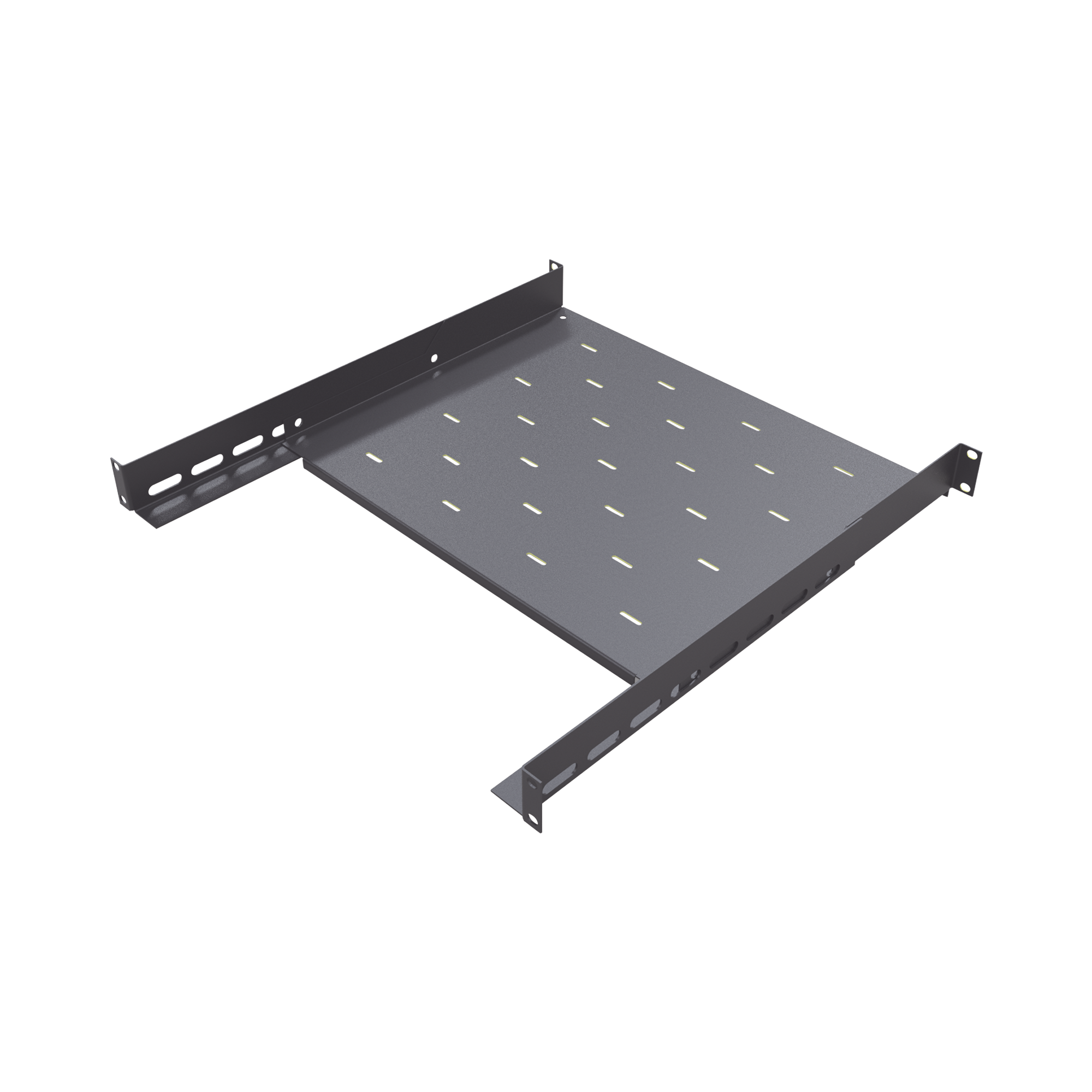 LINKEDPRO BY EPCOM SCH-GFP Charola para Gabinetes y Racks de Pared de 4 puntos de Fijación, Profundidad Ajustable de 347 a 489 mm