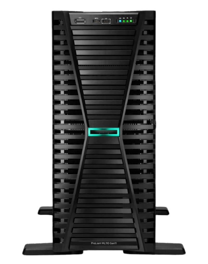 Servidor De Torre HPE ProLiant ML110 Gen11 (P78114-DM5) 4 LFF Con Un Procesador Intel Xeon Bronze 3408U –
