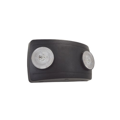 SFIRE SF660LB Luz de Emergencia Dual LED ultra compacta/150 lúmenes/Luz fría/Batería de Respaldo Incluida/Botón de test, Color Negro