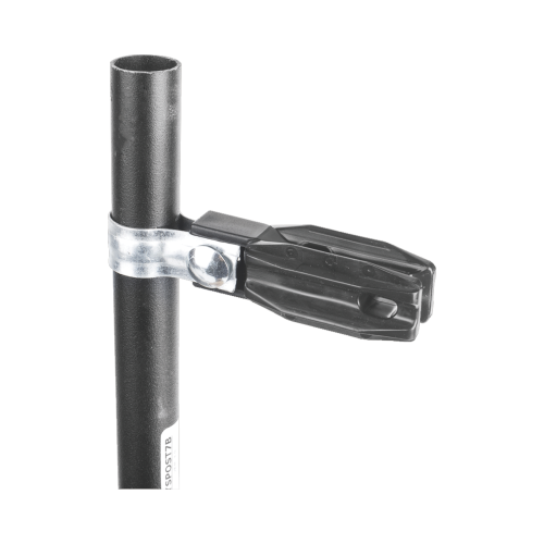 SFIRE SFABRAZADERA1P Aislador de paso o esquina con abrazadera incluida de 1 Pulgada para uso en tubería de malla ciclónica.