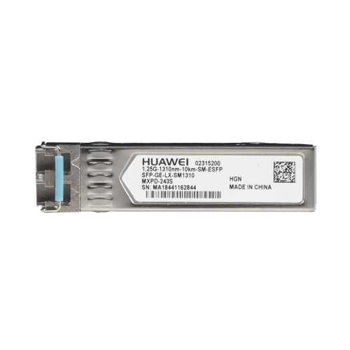 HUAWEI SFP-GE-LX-SM1310 Transceptor Óptico eSFP, Velocidad de 1Gbps, Monomodo, 1310nm, Conector LC, Distancia de hasta 10 Km