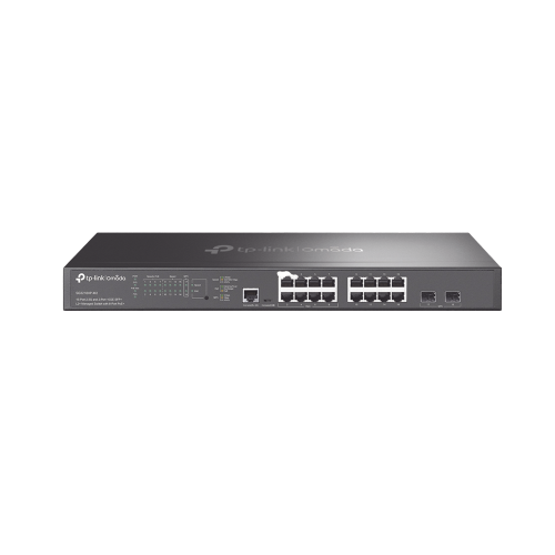TP-LINK SG3218XPM2 Switch L2+ Omada PoE+, 16 Puertos MultiGigabit 2.5G, 8 Puertos 2.5G Sin PoE, 8 Puertos PoE+ 2.5G, 2 Puertos SFP+ 10G, Administración Centralizada Omada o Stand-Alone, Multicast IGMP, Presupuesto PoE 240W, Montaje en Rack