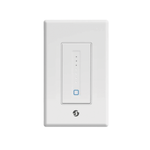 SHELLY SHELLYPLUSWALLD Interruptor Atenuable de Pared con Conexión WIFI, Soporta Nest, Alexa, Nube P2P y control local