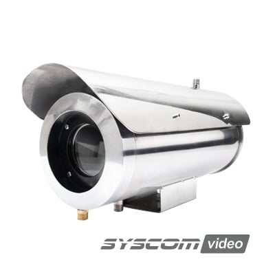 SYSCOM VIDEO SHL-7013-04 Gabinete para Cámaras Tipo Box (Profesional), Para Altas Temperaturas (hasta 250º C), Sistema de Enfriado por Agua