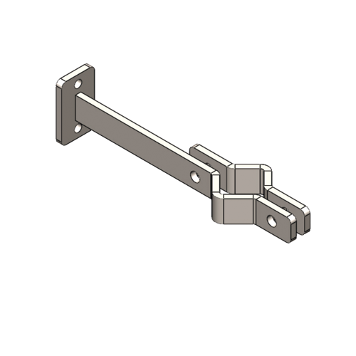 SYSCOM TOWERS SHPRP HERRAJE LATERAL PARA MÁSTIL/ PARARRAYOS EN PARED