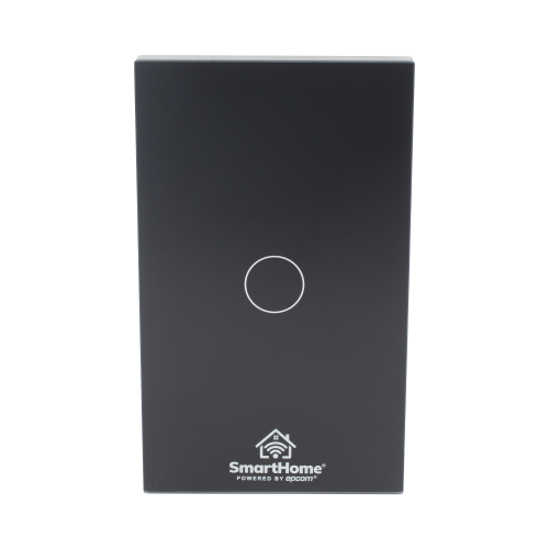 SMARTHOME BY EPCOM SHS211Z (ZigBee) Apagador switch inalámbrico ZigBee, control de 1 regreso de carga, 110V