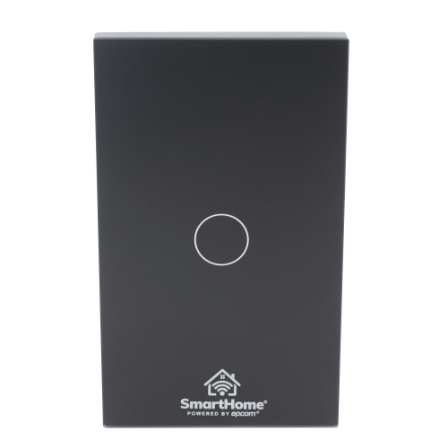 SMARTHOME BY EPCOM SHS411W (Wifi) Apagador switch inalámbrico WIFI, control de 1 regreso de carga, 110V