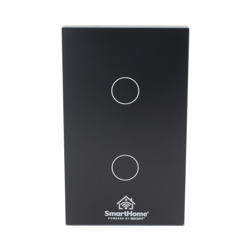 SMARTHOME BY EPCOM SHS412W (Wifi) Apagador switch inalámbrico WIFI, control de 2 regresos de carga, 110V