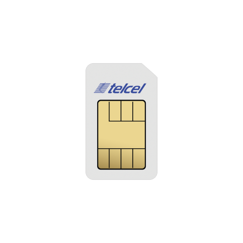 Syscom SIM1GBTELCEL SIM SYSCOM 1GB mensual para dispositivos móviles 3G/4G (Telcel) 1 año de servicio (solo datos)
