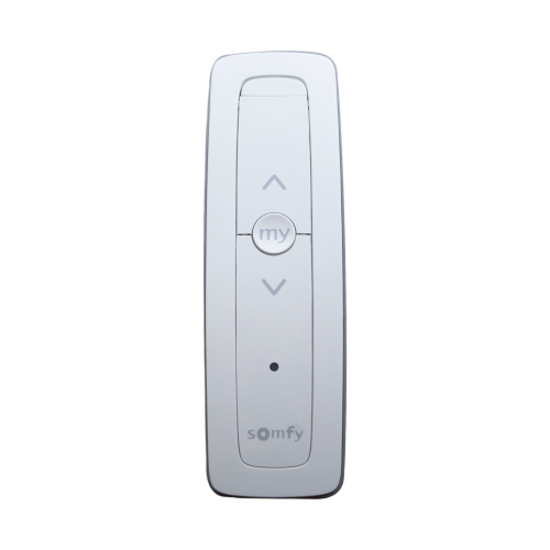 SOMFY SITUO1RTSPURE Control remoto 1 canal para motores de persiana Somfy con señal inalámbrica, instrucciones: sube, baja y detener, con posición favorita programada.