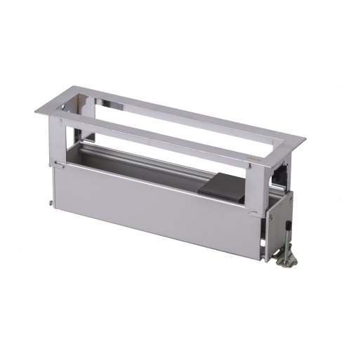 SIMON SM-CEP-4M Caja Para Instalación en Escritorio para Voz, Datos o Contactos Eléctricos, Capacidad para 4 Módulos, Salida de Cables «Posterior», Los Módulos se Adquieren Aparte, (KFC134/14CY)