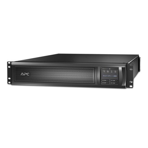 APC Smart-UPS X 2000 Rack/Tower LCD 1.8kW 1920VA 7 Salidas RS-232 USB 2U Negro Con Garantía De 3 Años