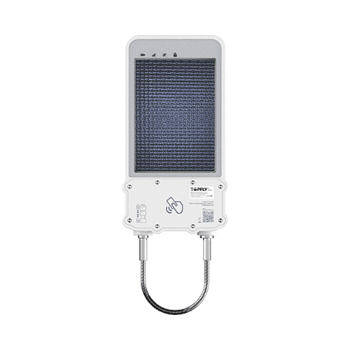 TopFlyTech SOLARGUARDX100 Cerradura Inteligente GPS con Energía Solar, SolarGuardX 100, Seguimiento de Activos LTE Cat-M1, Desbloqueo por RFID BLE OTA, Impermeable IP67, Detección de Movimiento, Alarma de Bloqueo, Batería 14400mAh, Seguridad de Da