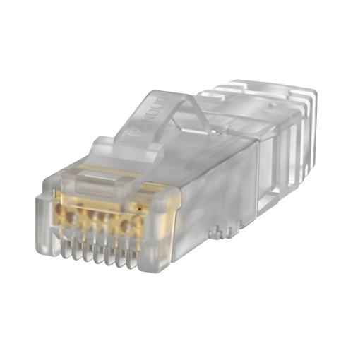 PANDUIT SP6X88SD-C Plug RJ45 Cat6A, Para Cable UTP de Calibre 26 AWG, Chapado en Oro de 50 micras, Paquete de 100 piezas