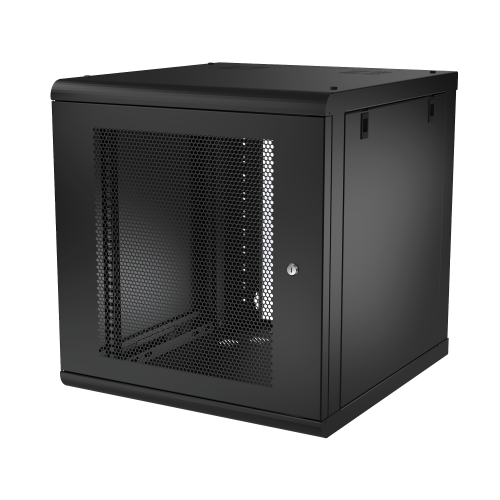 LINKEDPRO SR-1912-GN2P Gabinete de Pared 12U de 635 mm de Profundidad, Rack de 19 in en Acero Reforzado: Compacto y Resistente para Soluciones Profesionales