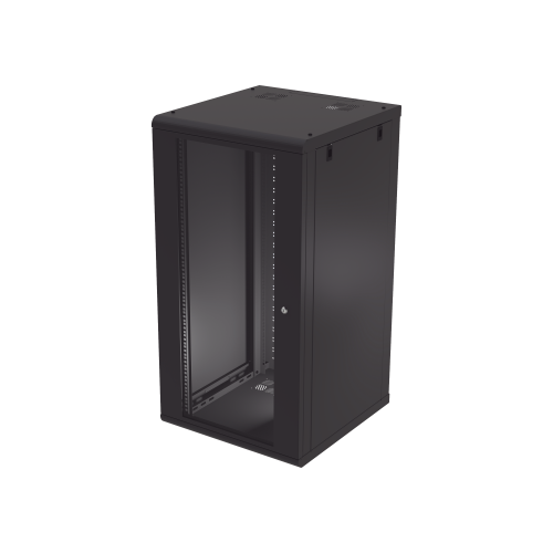 LINKEDPRO SR-1924-GN2G Gabinete de Pared 24U de 635 mm de Profundidad, Rack de 19 pulgadas en Acero Reforzado: Compacto y Resistente para Soluciones Profesionales